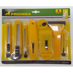 JUEGO 8 CUTTERS PROINSA 