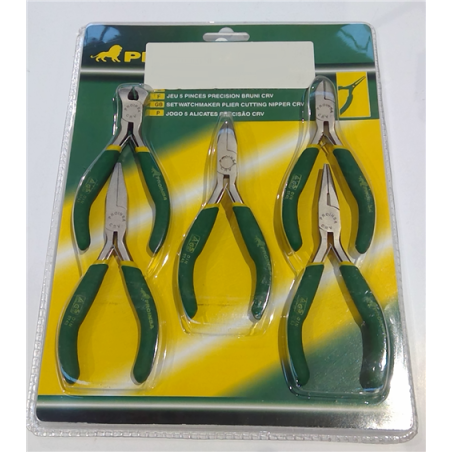 JUEGO 5 ALICATES PRECISION CRV PROINSA 032257 