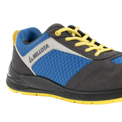 ZAPATO BELL FLEX AZUL-AMARILLO S1P-FTW05BY T-41  2