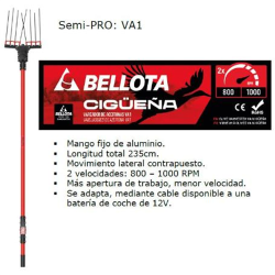 VAREADOR BELLOTA CIGUEÑA VA1  CABLE 12v 
