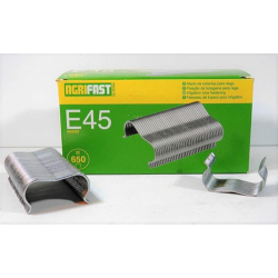 GRAPAS ATADORA TUBO E45 45x22 mm Cj650 unds 