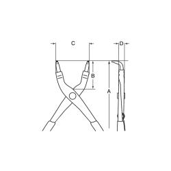 ALICATES P/ ARANDELAS INT2102890-210  2