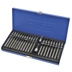 186100 JUEGO PUNTAS 42 PZAS DE 3/8 