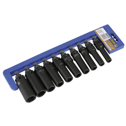 198258 JGO 10 VASOS LARGOS IMPACTO 1/2 10-22 MM 