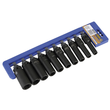 198258 JGO 10 VASOS LARGOS IMPACTO 1/2 10-22 MM 