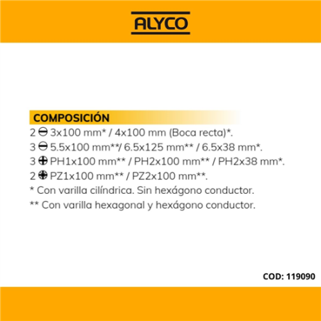 119090 JUEGO 10 DESTORNEN CAJA PLASTICO 