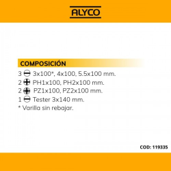 119335 JUEGO 8 DESTORNILLADORES AISLADOS  2