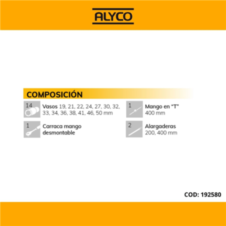 192580 JUEGO VASO 3/4 18 PZA  