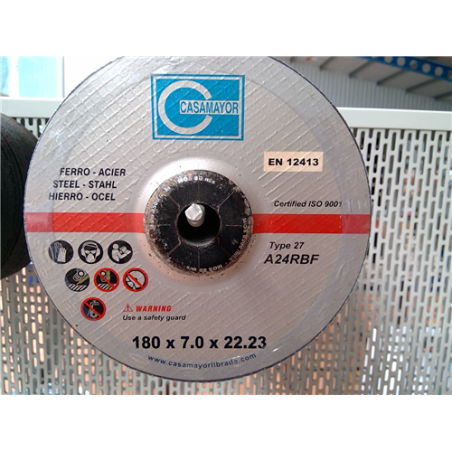 DISCOS CASAMAYOR DESBAS 180x7x22STAYER50561 