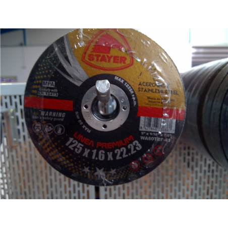 DISCO STAYER 125x16 PREMIUN 811076 