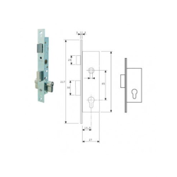 CERRADURA TESA 2201-15 HZ 