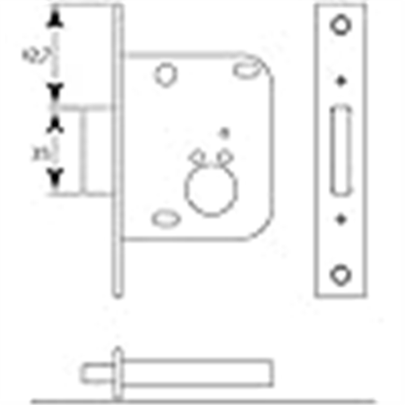 CERRADURA TESA 2001-30 HL 