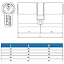 CILINDROS TESA 5200/60 LATON 52003030L  2