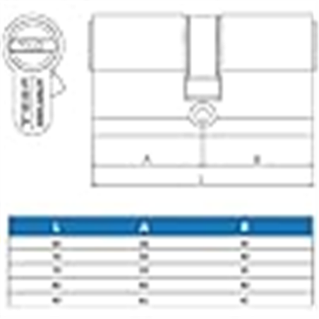 CILINDROS TESA T-60 M65B 3030 NIQ 