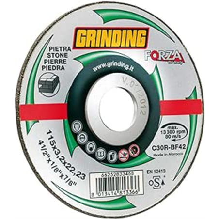DISCOS GRINDING 115x3x22 CORTE FORZA 
