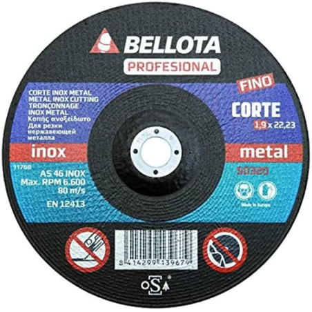 DISCOS BELL 50320 180x16 A/INOX 