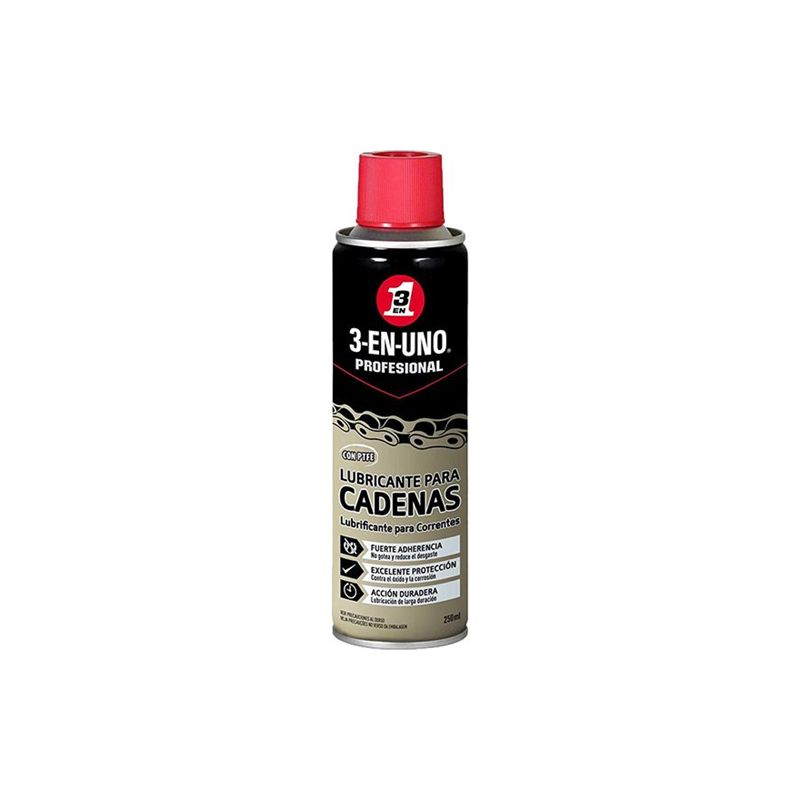 SPRAY LUBRICANTE PARA CADENAS 3en1 400ml 