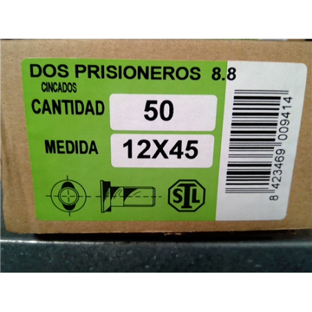 TORNILLOS ARADO 12x 45 2-PRIS 88 