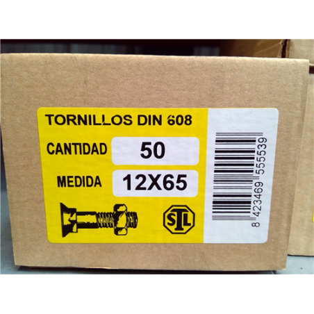 TORNILLOS ARADO 12x 65 
