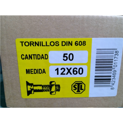 TORNILLOS ARADO 12x 60 