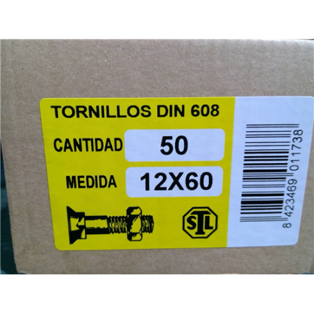 TORNILLOS ARADO 12x 60 