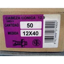 TORNILLOS ARADO 12x 40 C/CONICA 14 