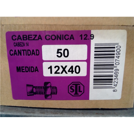 TORNILLOS ARADO 12x 40 C/CONICA 14 