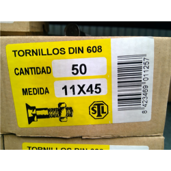 TORNILLOS ARADO 11x 45 