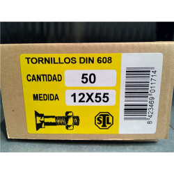 TORNILLOS ARADO 12x 55 