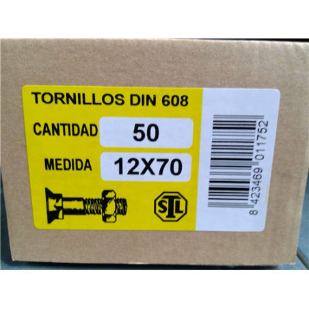 TORNILLOS ARADO 12x 70 