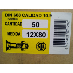 TORNILLOS ARADO 12x 80   109 