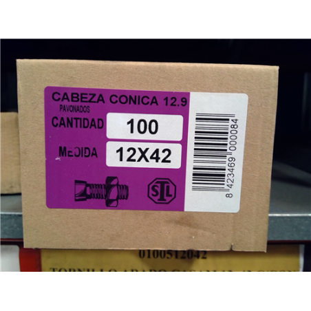 TORNILLOS ARADO 12x 42 C/CONICA 