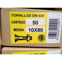 TORNILLOS ARADO 10x 80 