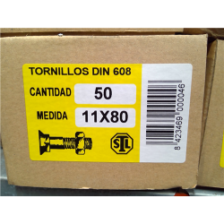 TORNILLOS ARADO 11x 80 