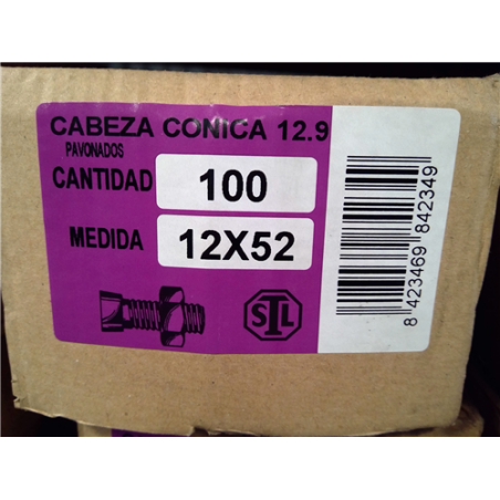 TORNILLOS ARADO 12x 52 C/CONICA 