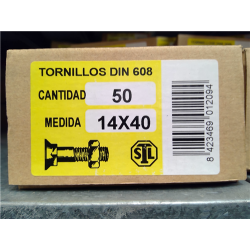 TORNILLOS ARADO 14x 40 