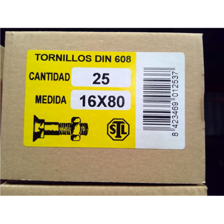 TORNILLOS ARADO 16x 80 