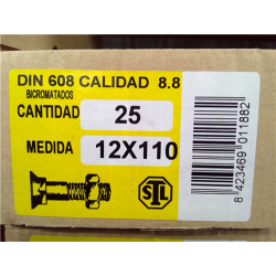 TORNILLOS ARADO 12x110   88  2