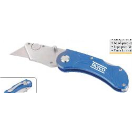 195607 CUTTER ABATIBLE ALUMINIO5 CUCHILLAS 