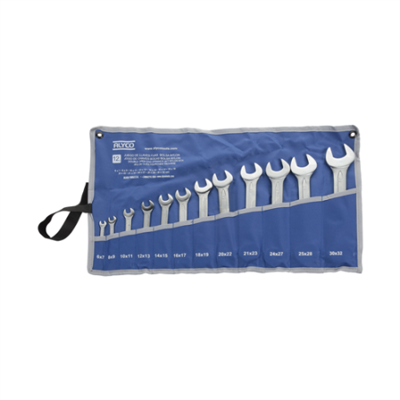 191086 JUEGO 12 LLAVES FIJAS EN B/NYLON 