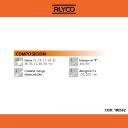 192582 JUEGO VASO 3/4 HR 14 PZAS  2