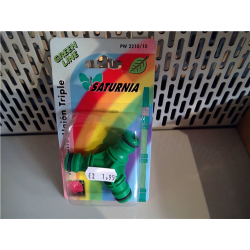 MANGUITO UNION TRIPLE PLASTICO SATURNA 2210/10 