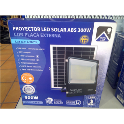 PROYECTOR LED SOLAR ABS 300W 6000K 49837 