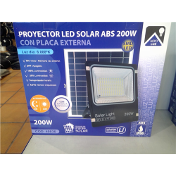 PROYECTOR LED SOLAR ABS 200W 6000K 49836 