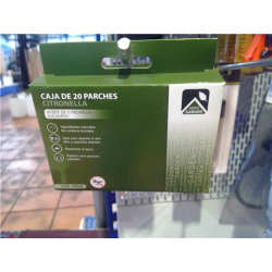 CAJA DE 20 PARCHES CITRONELA 59852 