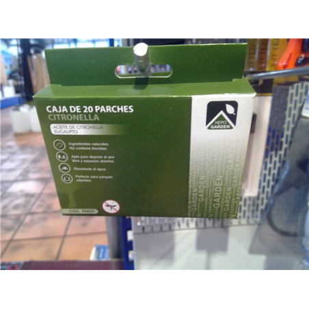 CAJA DE 20 PARCHES CITRONELA 59852 