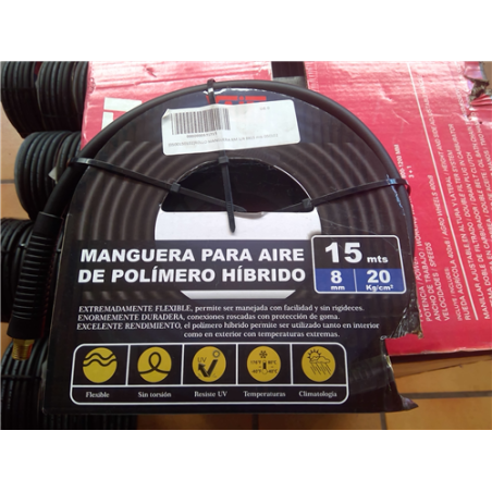 ROLLO MANGUERA RM 1/4 8X15 mts 050102 
