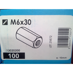 MANGUITO HEX M6X30 13020200 
