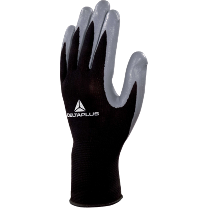 GUANTES POLIES NITRILO VE712GR T-10 NEGRO 