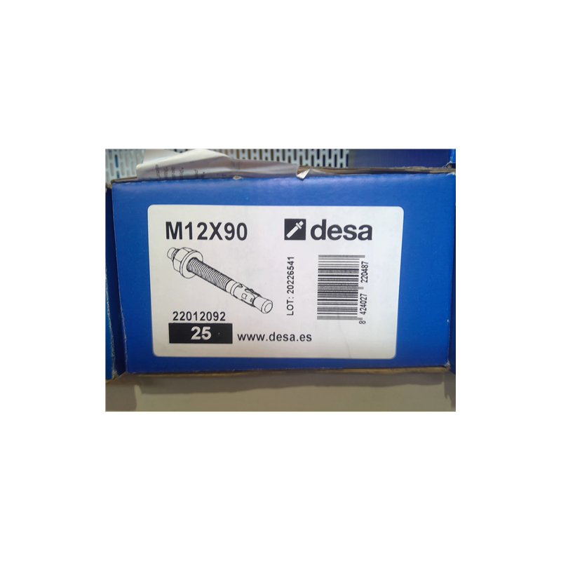 ESPARRAGO ANCLAJE DESA FIX M12X90 22012092 